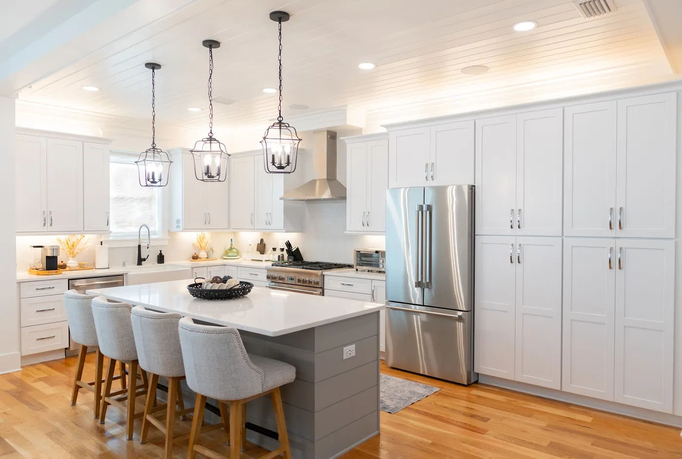 The kitchen at Harbor Heights